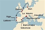 Costa Pacifica - Německo, Anglie, Španělsko, Portugalsko