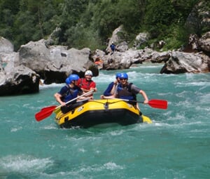 RAFTING SOČA, s MOŽNOSTÍ CANYONINGU a HYDROSPEEDU