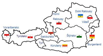 rakousko rozdělení
