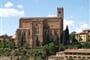 Itálie - Toskánsko - Siena, bazilika San Domenico, stavba zahájena 1226, rozšířena ve 14.století