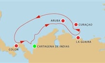 Plavba Karibikem 2011/12 (odjezd z Aruby) Antily a jižní Karibik na lodi Horizon**** AI