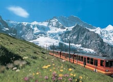 vcarsko - Diablerets - enevsk jezero, Mont Blanc