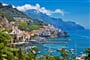 Itálie - Neapolský záliv - pobřeží Amalfi