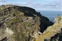 Velká Británie - Anglie - Cornwall, zřícenina hradu Tintagel (Wiki)