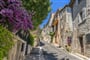 Poznávací zájezd Francie - Provence - uličky městečka Cagnes-sur-Mer