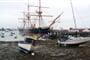 Jižní Anglie - Portsmouth, HMS Victory, 1860, odpověď na francouzskou La Grorie, ve své době největší válečná loď světa s 9.210 tunami výtlaku