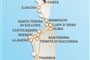 mapka - Sardinie a Korsika
