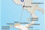 mapka - Velký okruh Sicílií, Egadské ostrovy