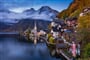 Rakousko - Hallstat s Alpami