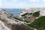 Francie - Provence -  Frioulské ostrovy, Île de Pomegues, místy zde rostou i souvislé porosty zeleně