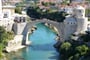 Mostar, Stari most © Foto: Dodár, archiv CK Kudrna