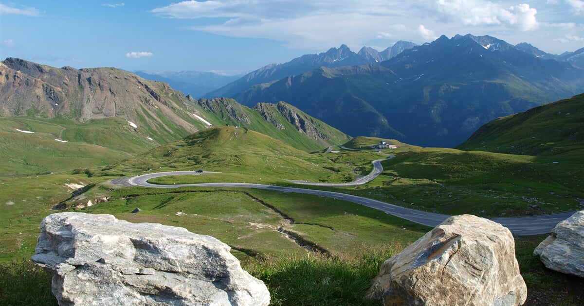 Pohodový týden v Alpách Rakousko Alpský král Grossglockner s kartou