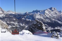 Dolomiti Superski - Cortina - Misurina - Cortina PŘES DEN autobusem do Itálie - hotel ** Dolomiti - SLEVA 5% na skipas pro dospělé