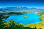 Slovinsko - jezero Bled