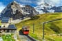 Švýcarsko - vláček na Jungfraujoch