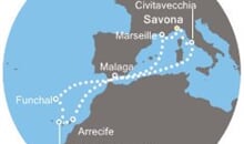 Costa Pacifica - Itálie, Francie, Kanárské ostrovy, Madeira , Španělsko