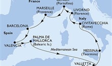 MSC Sinfonia - Itálie, Francie, Španělsko, Malta