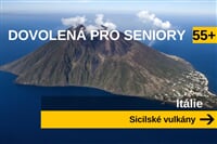 SICILSKÉ VULKÁNY 55+ Pěšky z panenských pláží až na vrcholky vulkánů