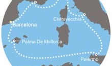 Costa Diadema - Španělsko, Baleáry, Itálie, Francie
