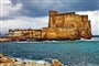 Itálie Neapol Hrad Castel dell'Ovo