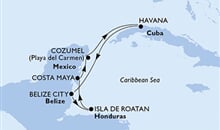 MSC Opera - Kuba, Belize, Honduras, Mexiko (Havana)