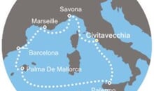 Costa Diadema - Itálie, Francie, Španělsko, Baleáry