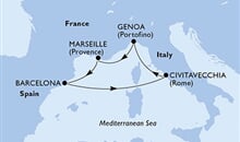 MSC Magnifica - Itálie, Francie, Španělsko
