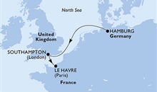 MSC Magnifica - Německo, Velká Británie, Francie