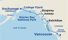 Coral, Star, Golden Princess-Voyage of the Glaciers (Northbound)