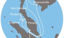Costa Fortuna - Singapur, Malajsie, Thajsko