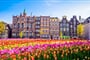 Foto - Zaanse Schans, Amsterdam, Keukenhof - Zaanse Schans, Amsterdam a největší kvetoucí park v Evropě Keukenhof