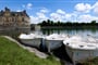 fontainebleau, rowboat, water
