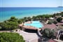 Amfiteátr a bazén, Costa Rei, Sardinie, Itálie