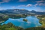 Slovinsko - jezero Bled