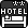 ubytování: hotel **