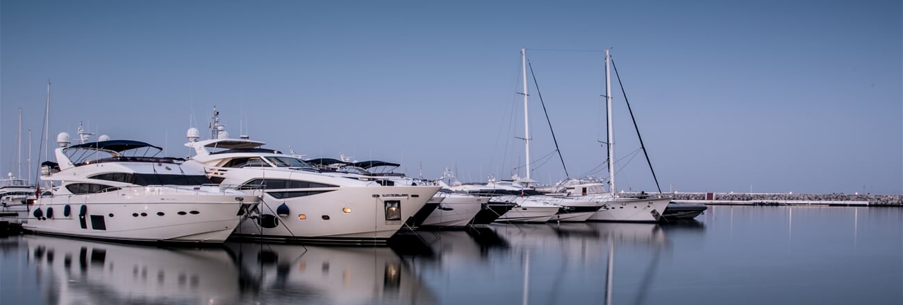 puerto banus, long exposition, yachts
