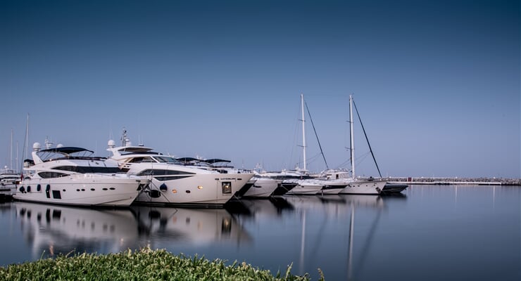 puerto banus, long exposition, yachts