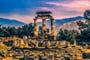 Světoznámá věštírna Delphi, Řecko