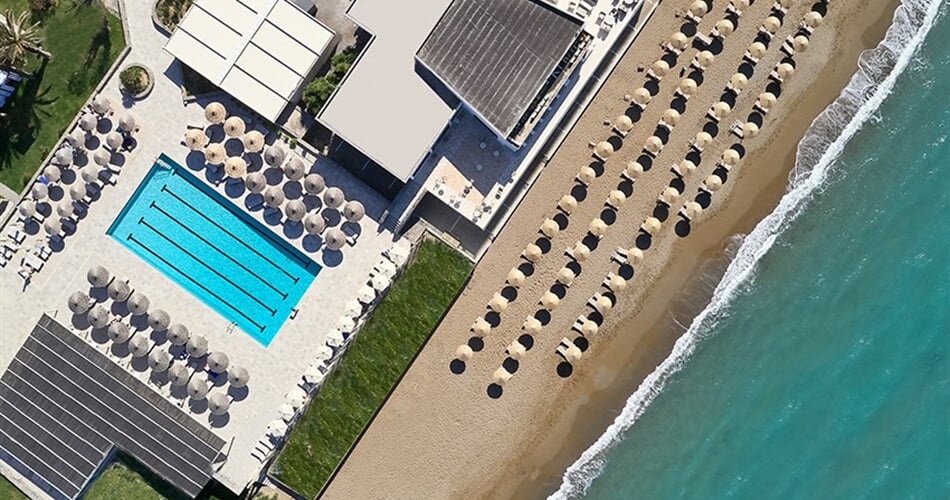 Hotel Civitel Creta Beach: fotografie vybavení exteriérů a interiérů ubytování.