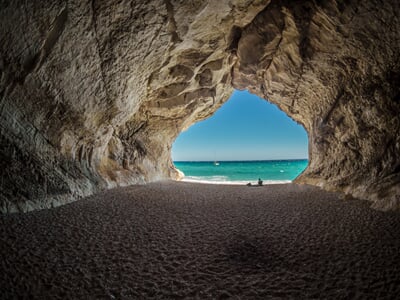 italy, cala gonone, air, sardinie