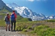Výhled na Jungfrau a Silberhorn