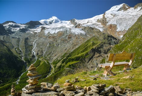 Pohodový týden v Alpách - Saas Fee - švýcarská perla v zajetí čtyřtisícovek s kartou