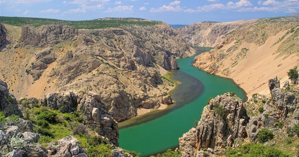 Pobytově-poznávací zájezd Chorvatsko - kaňon řeky Zrmanja
