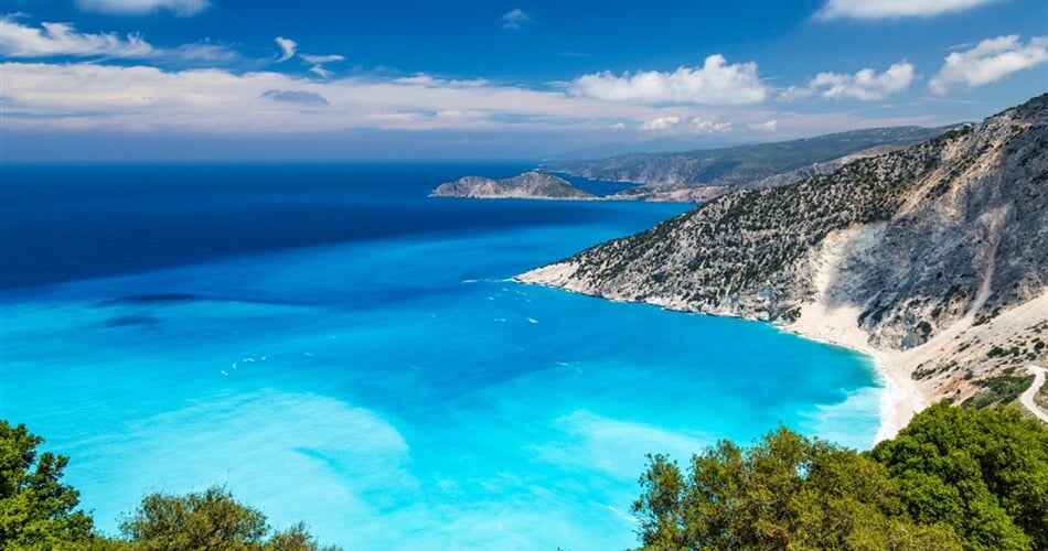 Poznávací zájezd Řecko - Kefalonie - pláž Myrtos