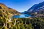 Itálie - Dolomity - jezero Fedaia