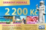 A21 - Dárkový poukaz v hodnotě 2200 Kč