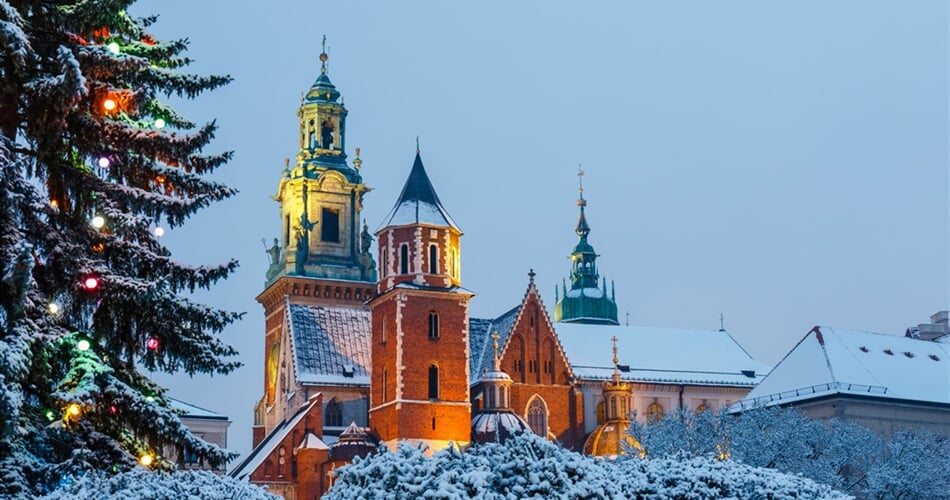 Adventní Polsko - Krakov - katedrála Wawel