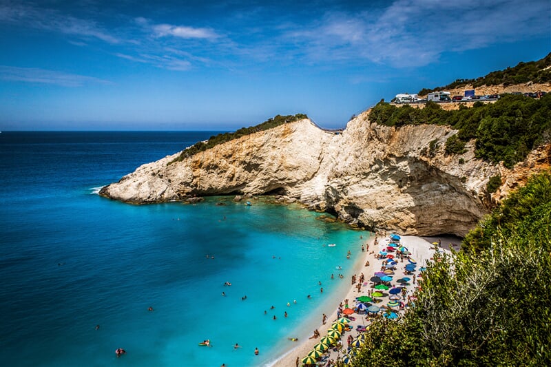 Porto Katsiki, nejkrásnější pláž ostrova Lefkada