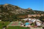 Letecký pohled, Baja Sardinia, Sardinie