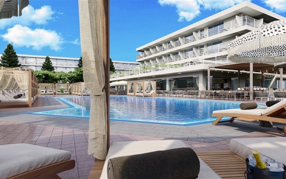 počítačový render - hotel Lavanda po rekonstrukci pro sezónu 2021